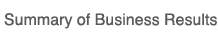 Summary of Business Results