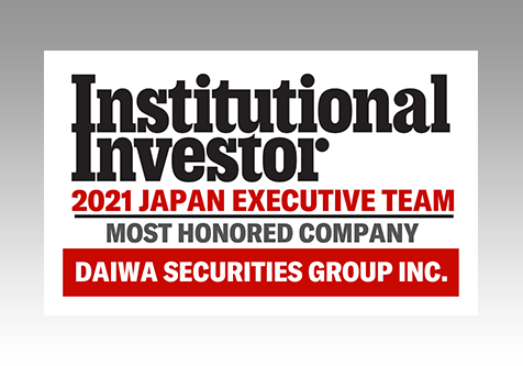 MOST HONORED COMPANY, In Institutional Investor’s 2021  All-Japan Executive Team ranking